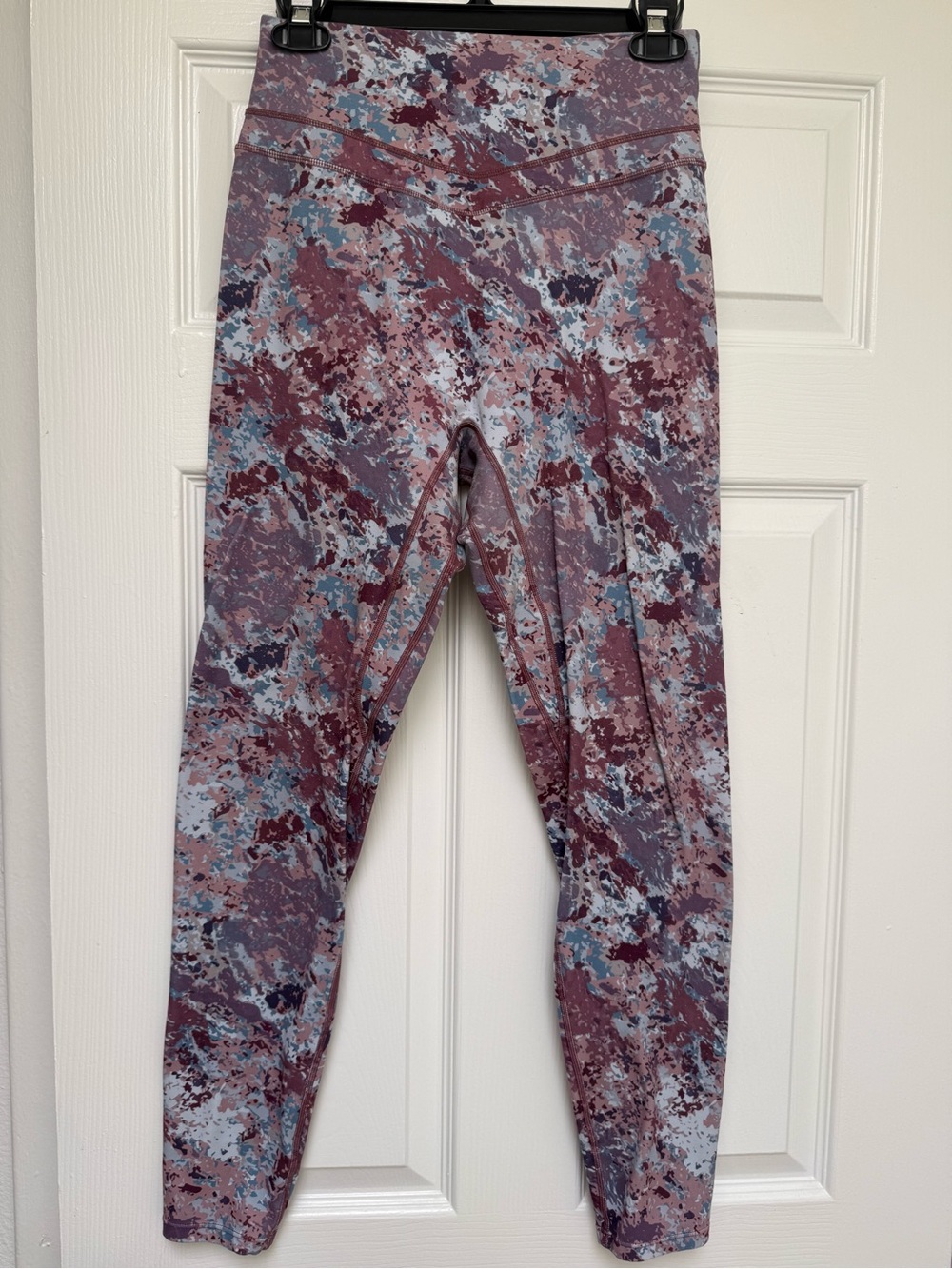 Vitality Ascend II Pant Printed High-Waist Leggings - Mauve Multicolor